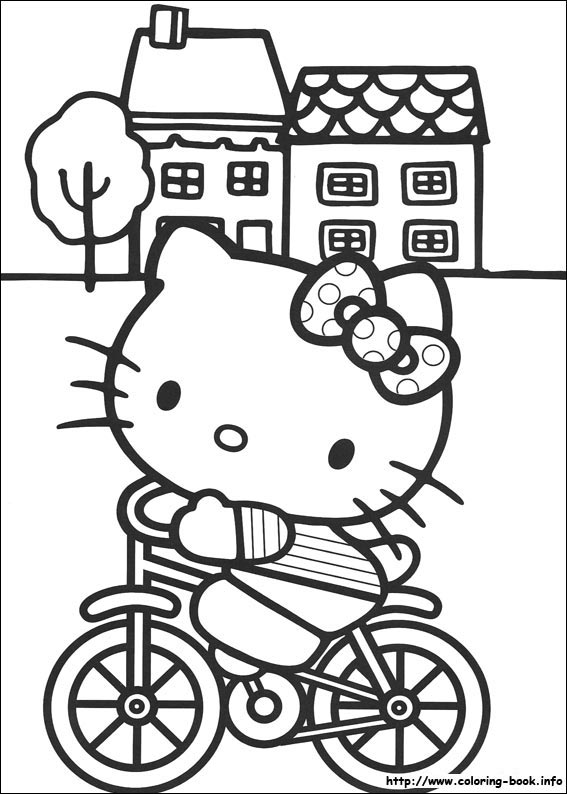 Hello Kitty coloring picture